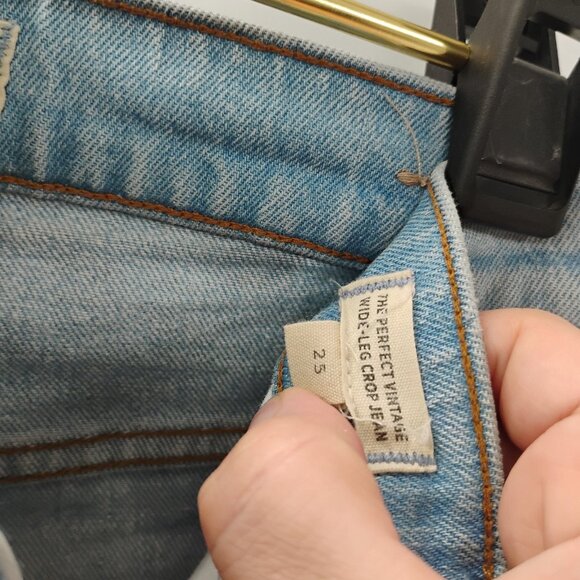 the perfect vintage wide leg crop jean size 25 - Picture 6 of 12